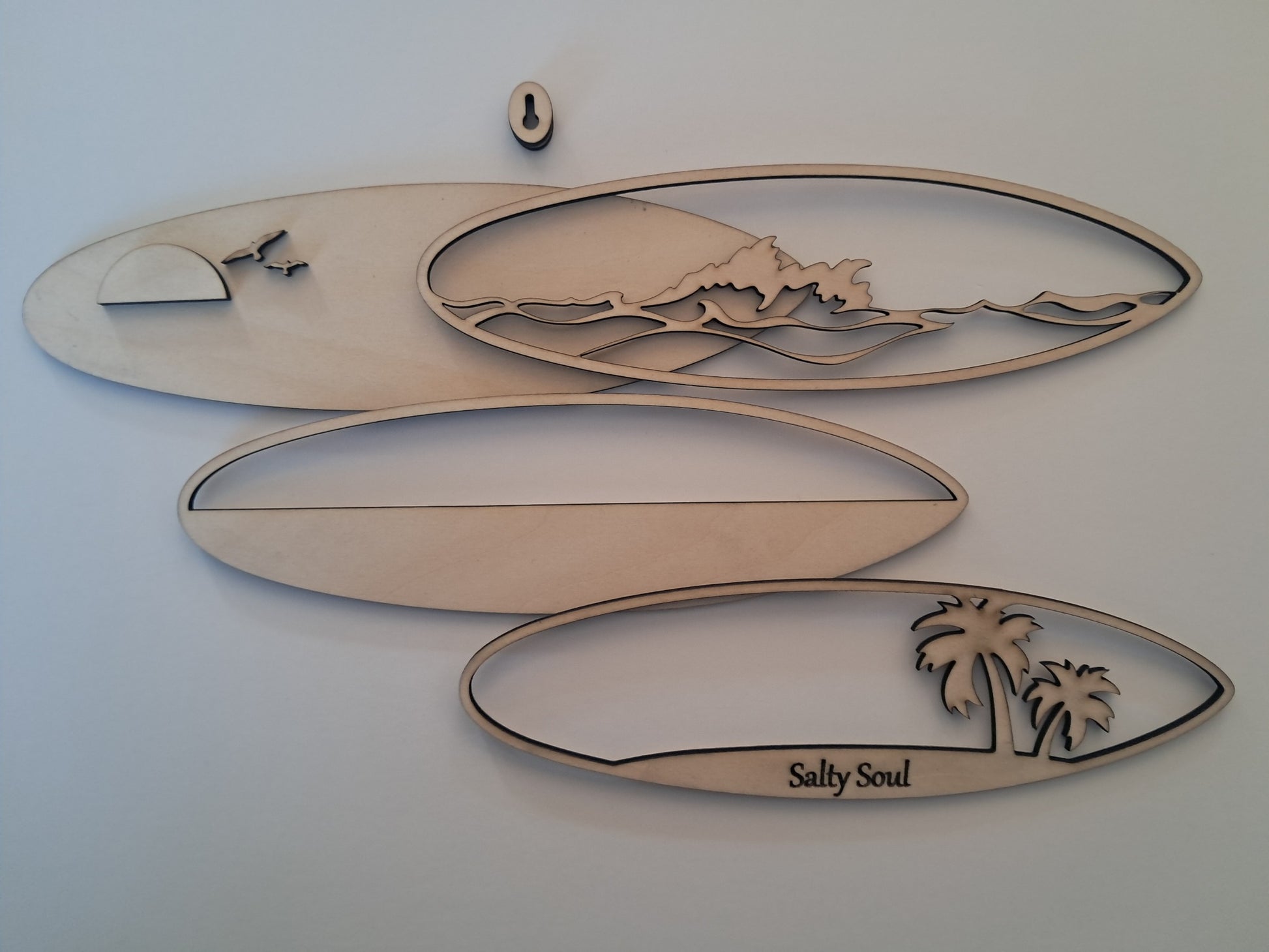 4 Layer, Surfing Phrases, Laser Cut Wall Art "Kit" - NZ Made - Urban Vibe Studio