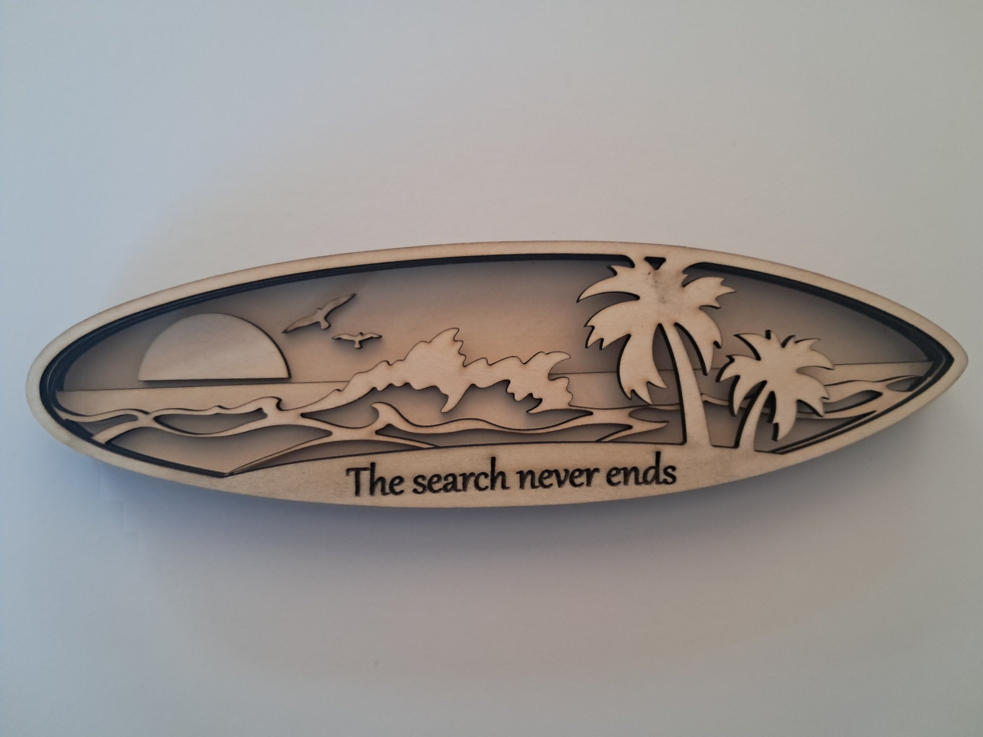 4 Layer, Surfing Phrases, Laser Cut Wall Art "Kit" - NZ Made - Urban Vibe Studio