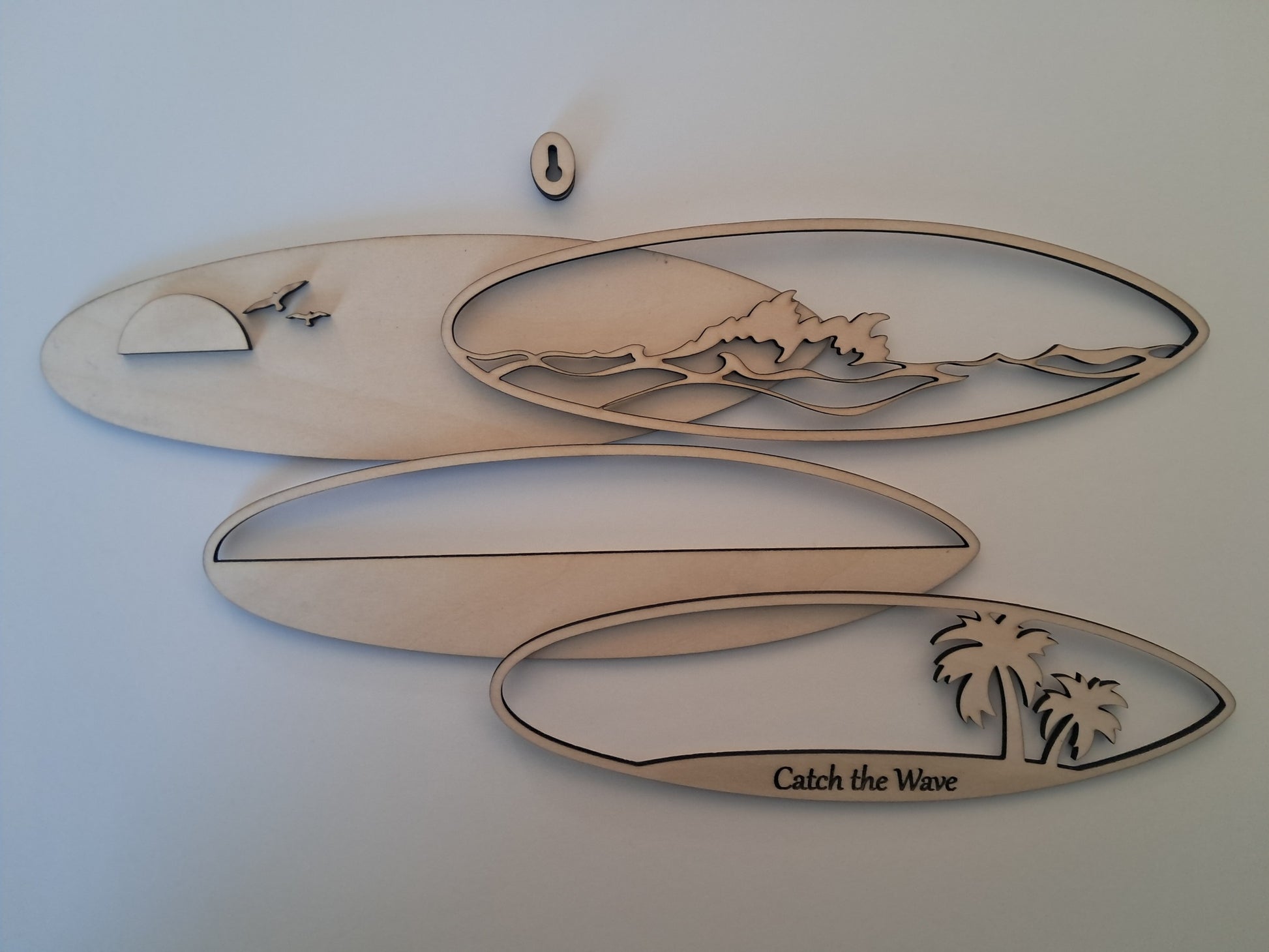 4 Layer, Surfing Phrases, Laser Cut Wall Art "Kit" - NZ Made - Urban Vibe Studio