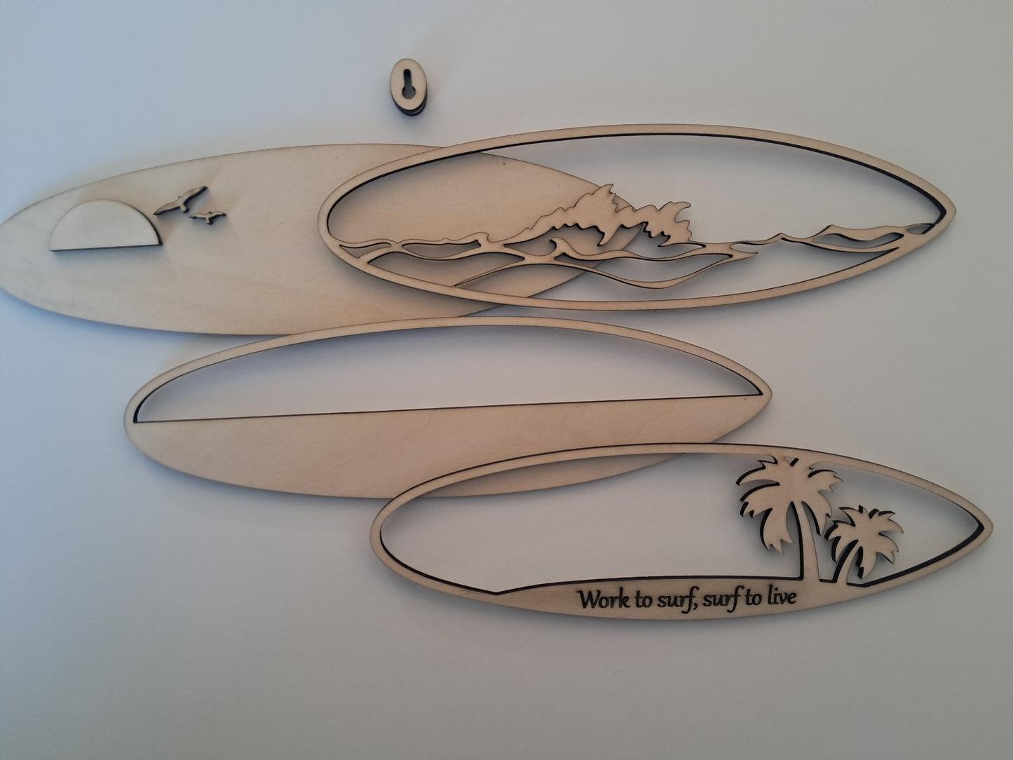 4 Layer, Surfing Phrases, Laser Cut Wall Art "Kit" - NZ Made - Urban Vibe Studio