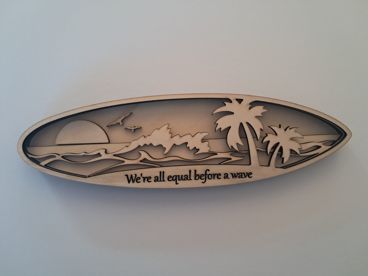 4 Layer, Surfing Phrases, Laser Cut Wall Art "Kit" - NZ Made - Urban Vibe Studio