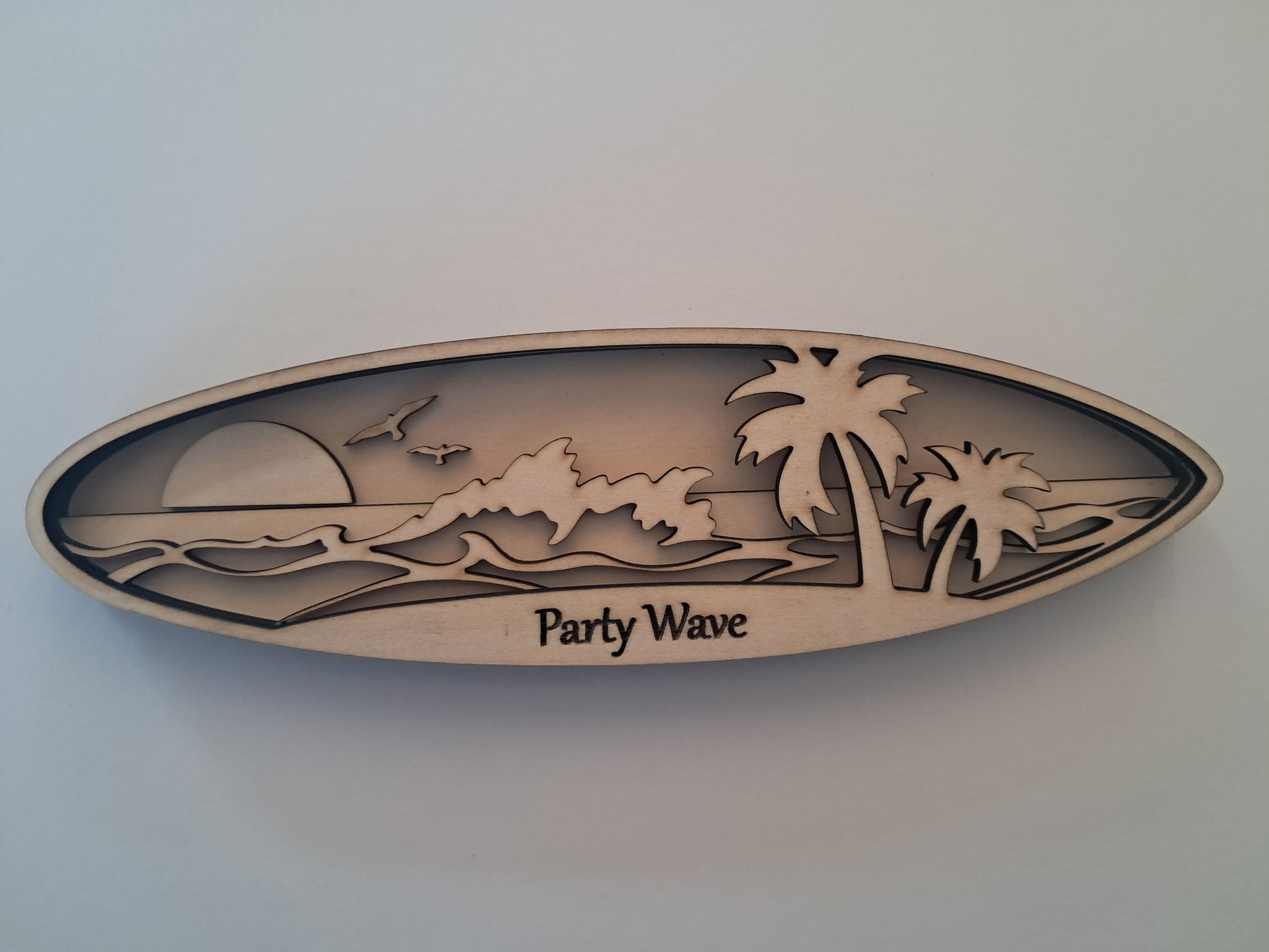 4 Layer, Surfing Phrases, Laser Cut Wall Art "Kit" - NZ Made - Urban Vibe Studio