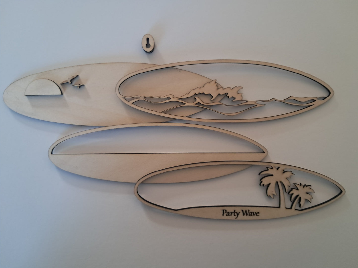 4 Layer, Surfing Phrases, Laser Cut Wall Art "Kit" - NZ Made - Urban Vibe Studio