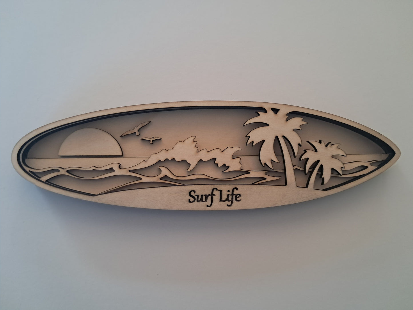 4 Layer, Surfing Phrases, Laser Cut Wall Art "Kit" - NZ Made - Urban Vibe Studio