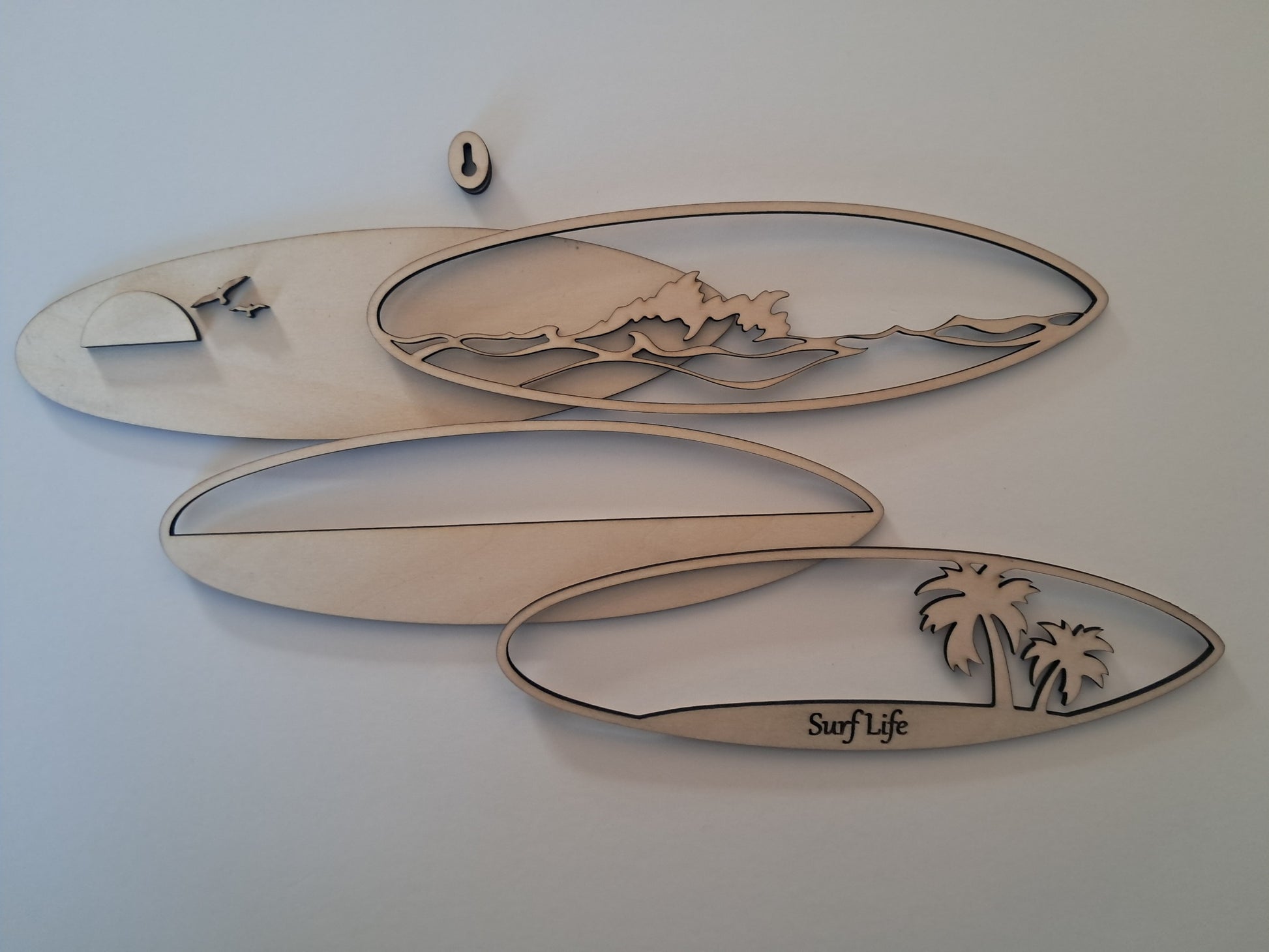 4 Layer, Surfing Phrases, Laser Cut Wall Art "Kit" - NZ Made - Urban Vibe Studio