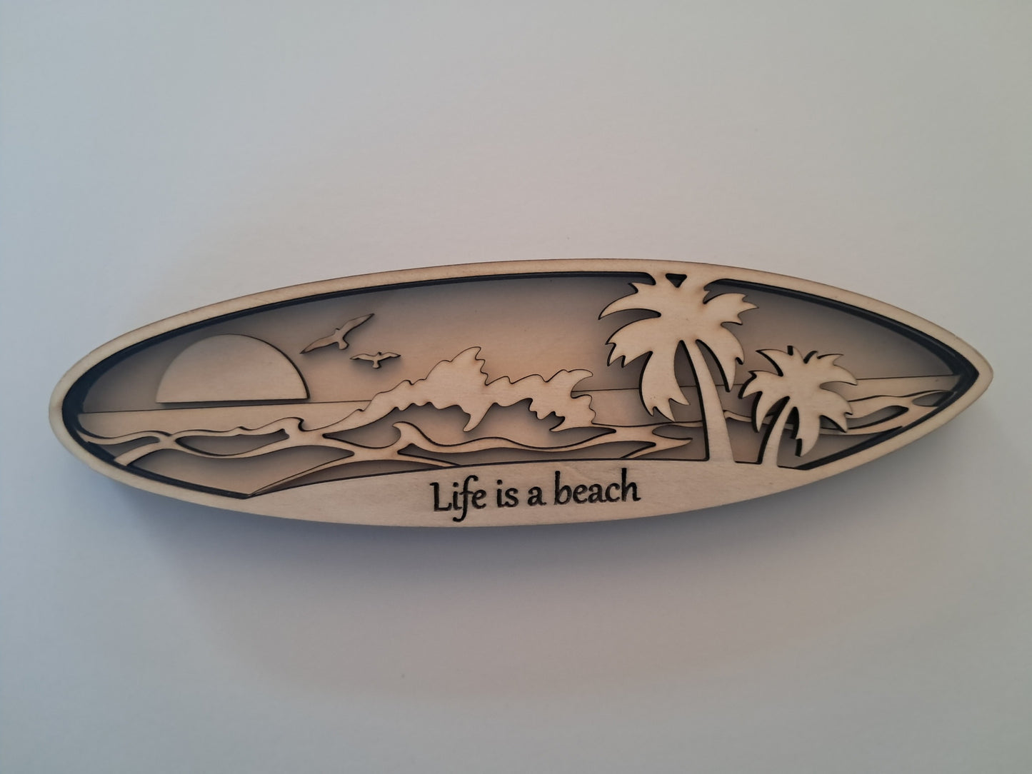 4 Layer, Surfing Phrases, Laser Cut Wall Art "Kit" - NZ Made - Urban Vibe Studio