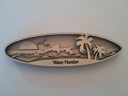 4 Layer, Surfing Phrases, Laser Cut Wall Art "Kit" - NZ Made - Urban Vibe Studio