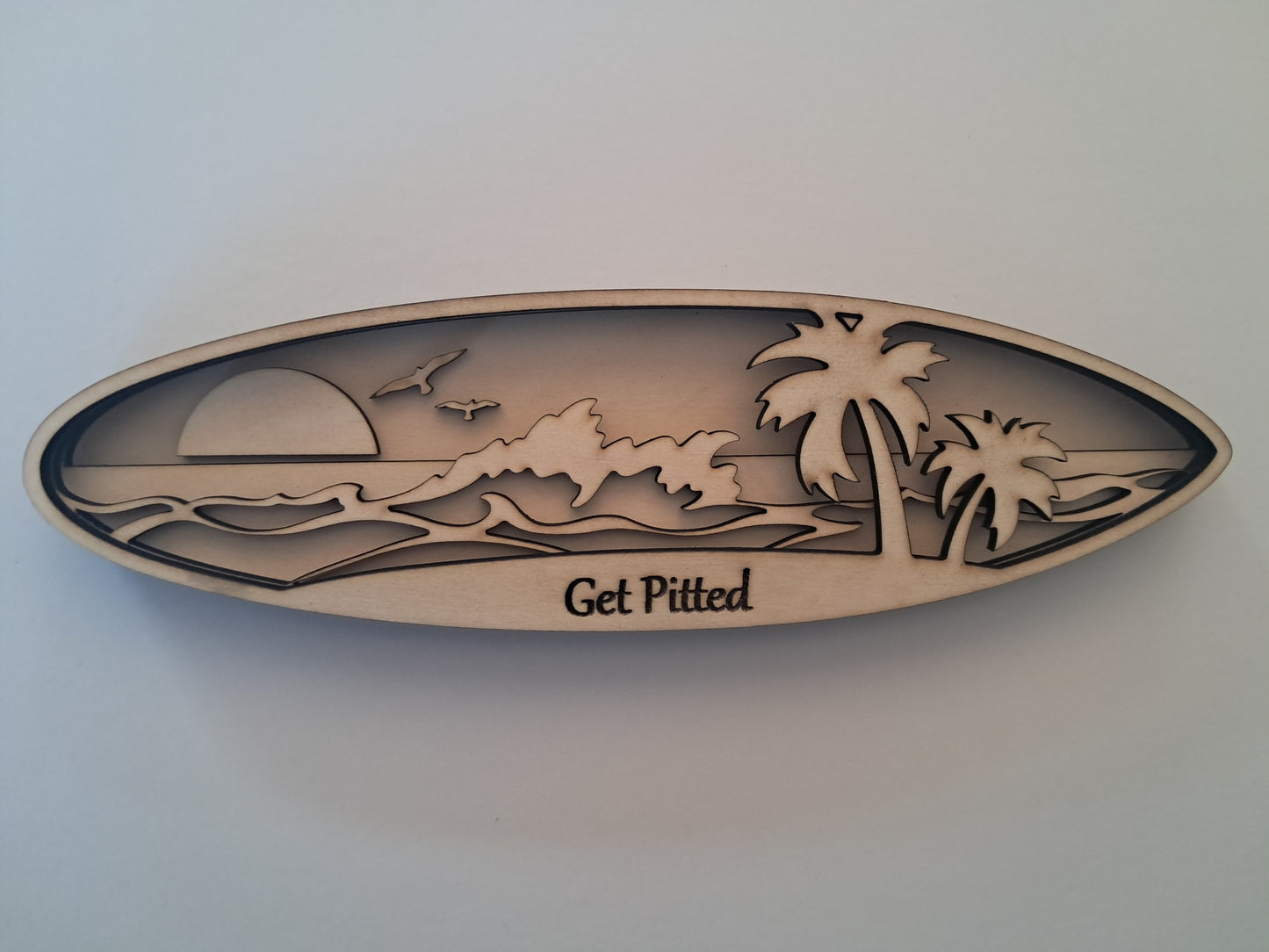 4 Layer, Surfing Phrases, Laser Cut Wall Art "Kit" - NZ Made - Urban Vibe Studio