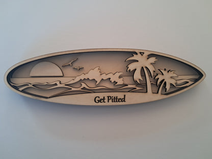 4 Layer, Surfing Phrases, Laser Cut Wall Art "Kit" - NZ Made - Urban Vibe Studio