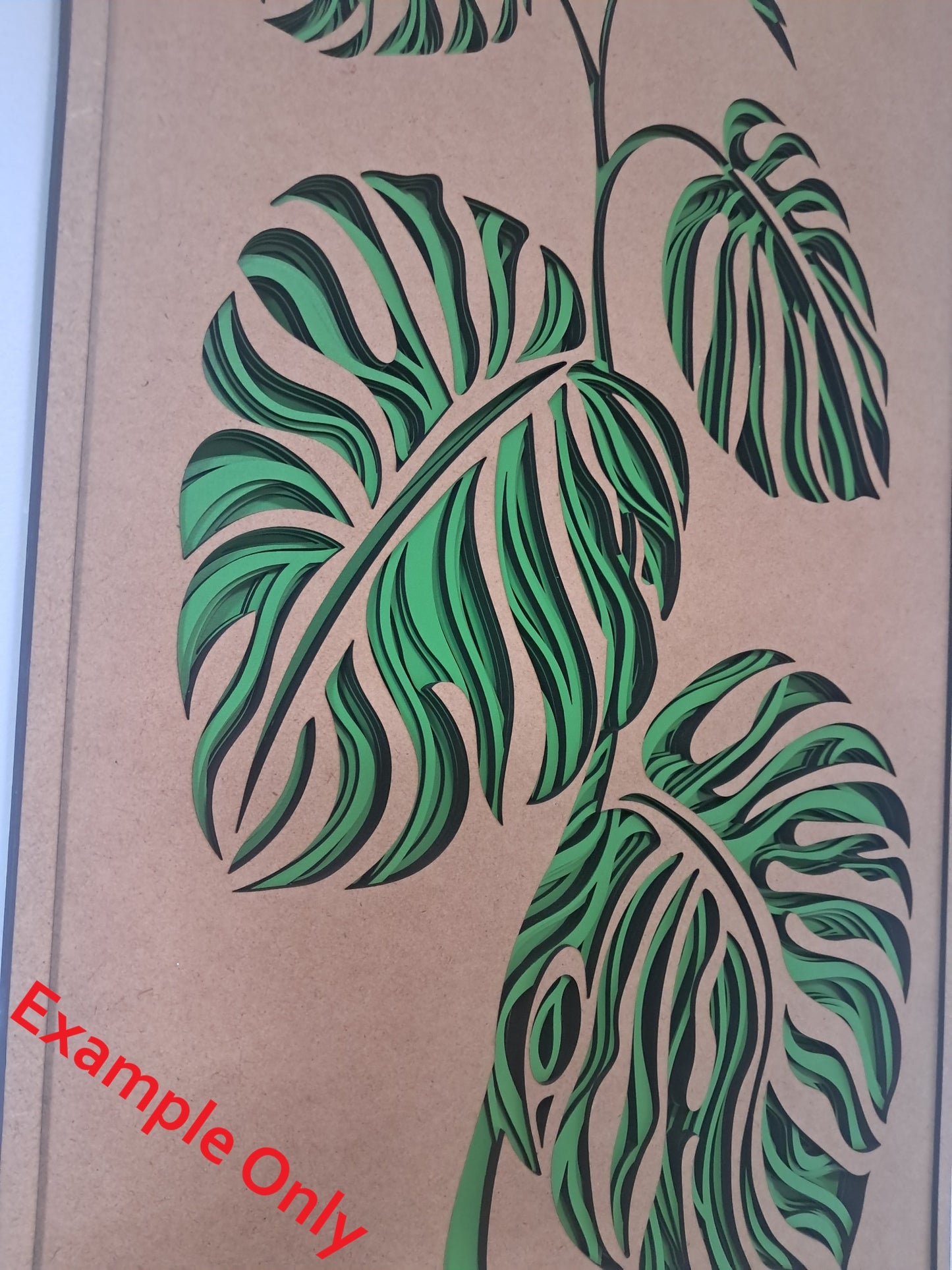 7 Layer - Monstera Plant - Laser Cut Craft Kit - NZ Made - Urban Vibe Studio