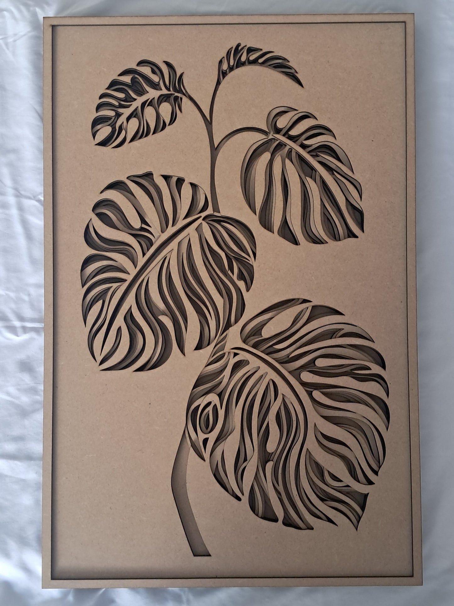 7 Layer - Monstera Plant - Laser Cut Craft Kit - NZ Made - Urban Vibe Studio