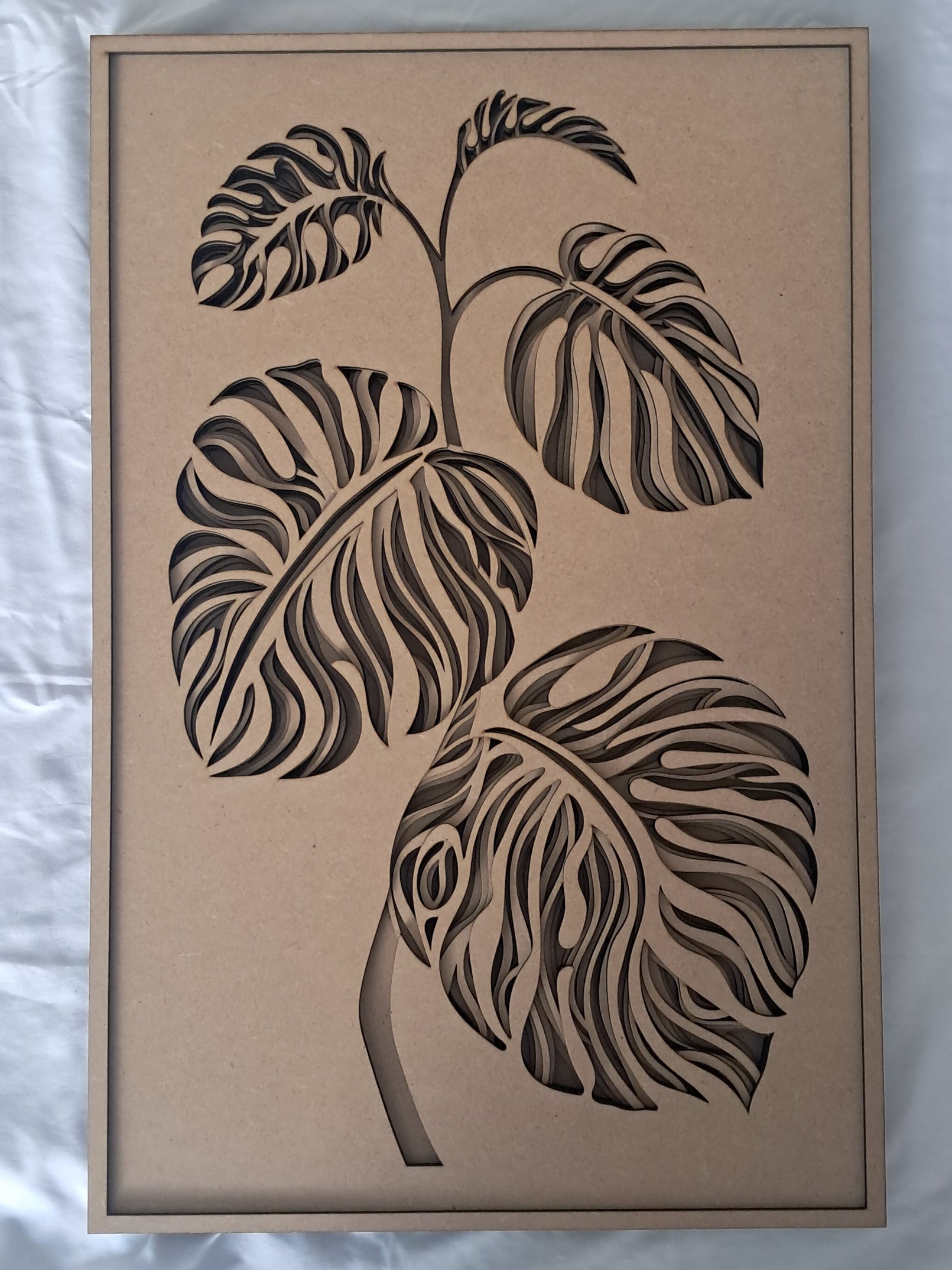 7 Layer - Monstera Plant - Laser Cut Craft Kit - NZ Made - Urban Vibe Studio