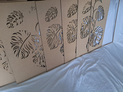 7 Layer - Monstera Plant - Laser Cut Craft Kit - NZ Made - Urban Vibe Studio