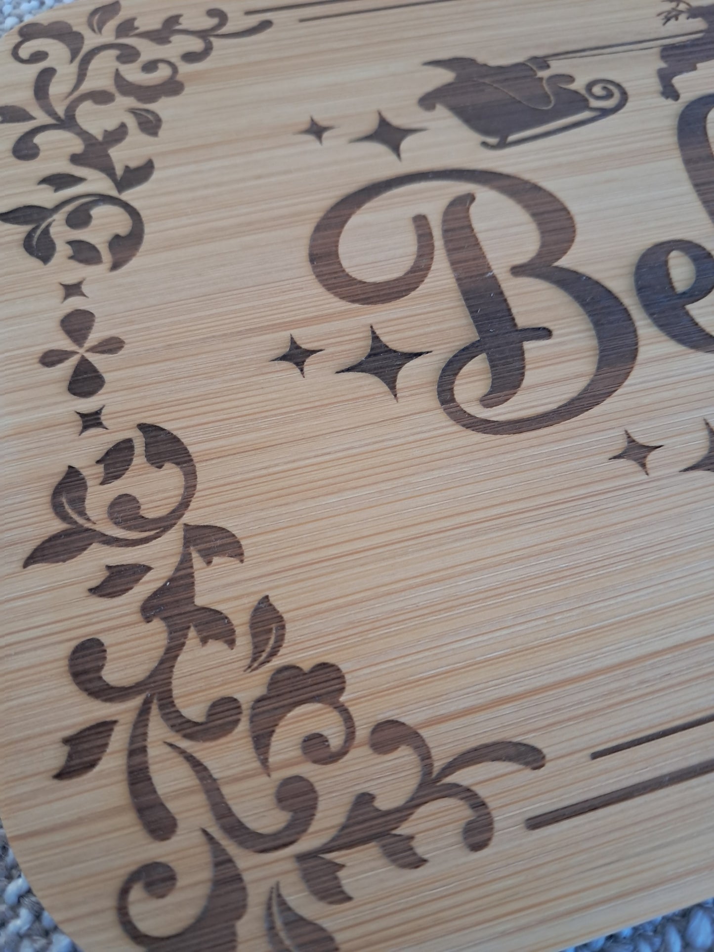 Engraved Serving Board - 26cm x 17.5cm x 0.8cm - Urban Vibe Studio