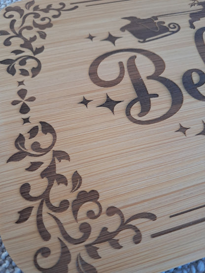 Engraved Serving Board - 26cm x 17.5cm x 0.8cm - Urban Vibe Studio
