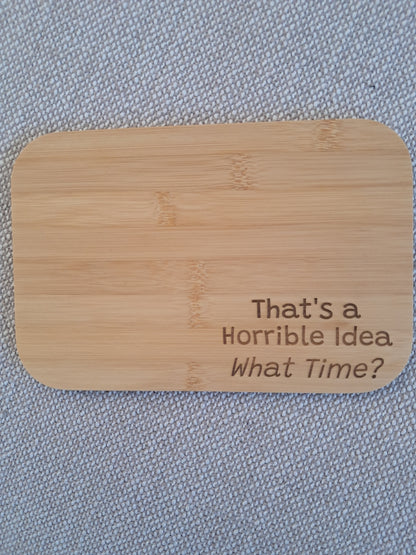 Engraved Serving Board - 26cm x 17.5cm x 0.8cm - Urban Vibe Studio