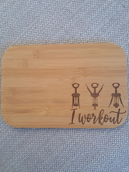 Engraved Serving Board - 26cm x 17.5cm x 0.8cm - Urban Vibe Studio