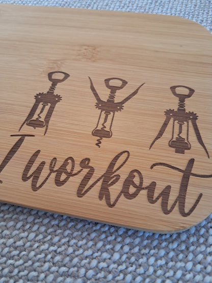 Engraved Serving Board - 26cm x 17.5cm x 0.8cm - Urban Vibe Studio