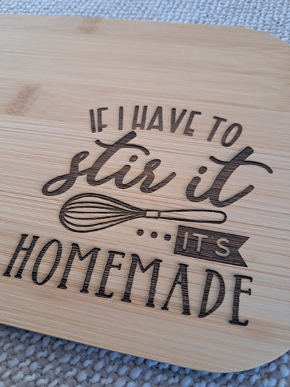 Engraved Serving Board - 26cm x 17.5cm x 0.8cm - Urban Vibe Studio