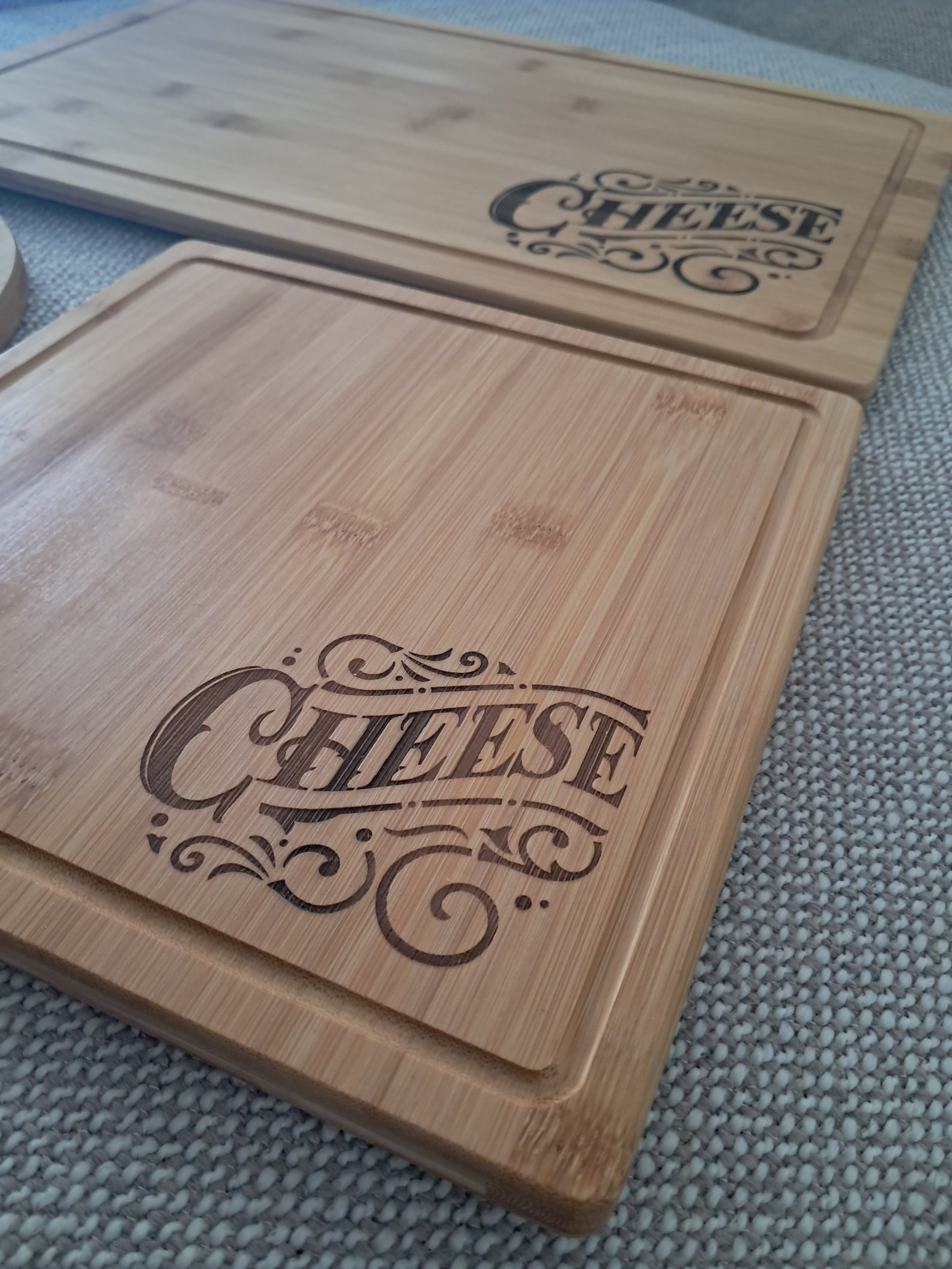 Set of Three Serving / Cutting Boards - Laser Engraved - Urban Vibe Studio