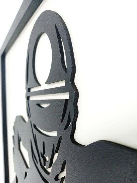 NFL (American Football) - Laser Cut Wall Art, Framed - 43cm x 43cm x 3cm - Urban Vibe Studio