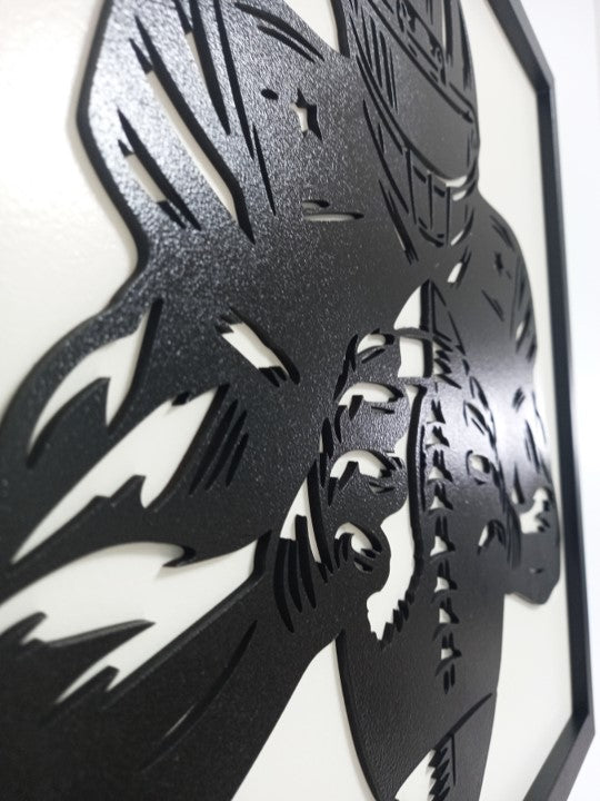 NFL (American Football) - Laser Cut Wall Art, Framed - 43cm x 43cm x 3cm - Urban Vibe Studio