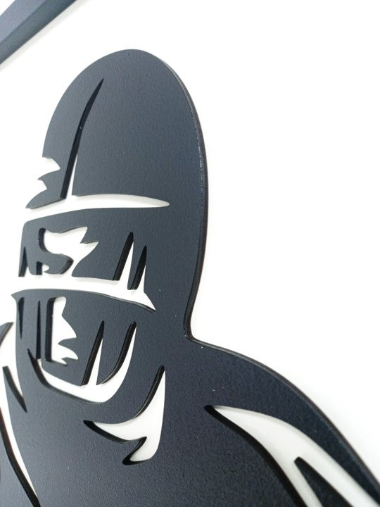 NFL (American Football) - Laser Cut Wall Art, Framed - 53cm x 43cm x 3cm - Urban Vibe Studio