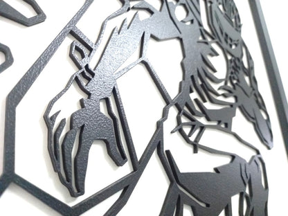 NFL (American Football) - Laser Cut Wall Art, Framed - 53cm x 43cm - Urban Vibe Studio