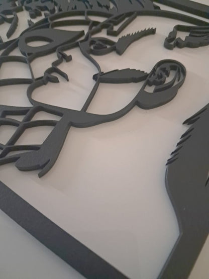 Super Heroes - Laser Cut Wall Art - Urban Vibe Studio