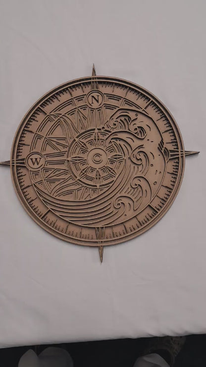 4 Layer, "Find Your North Star" Laser Cut Wall Art "Kit"