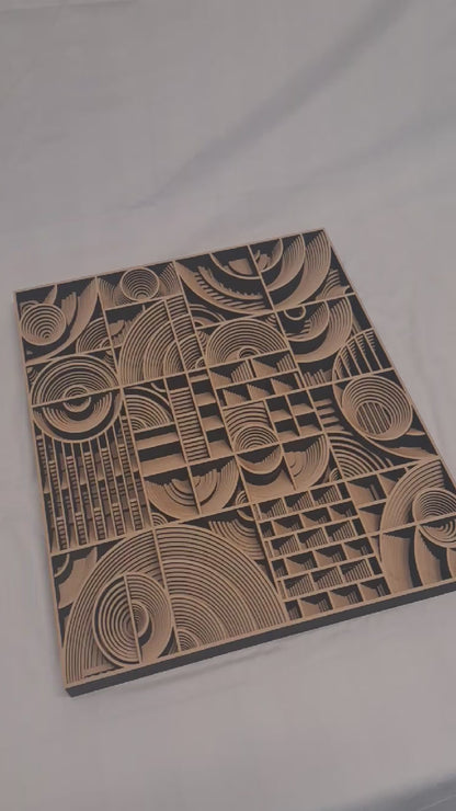 10 Layer, Laser Cut Wall Art "Kit"